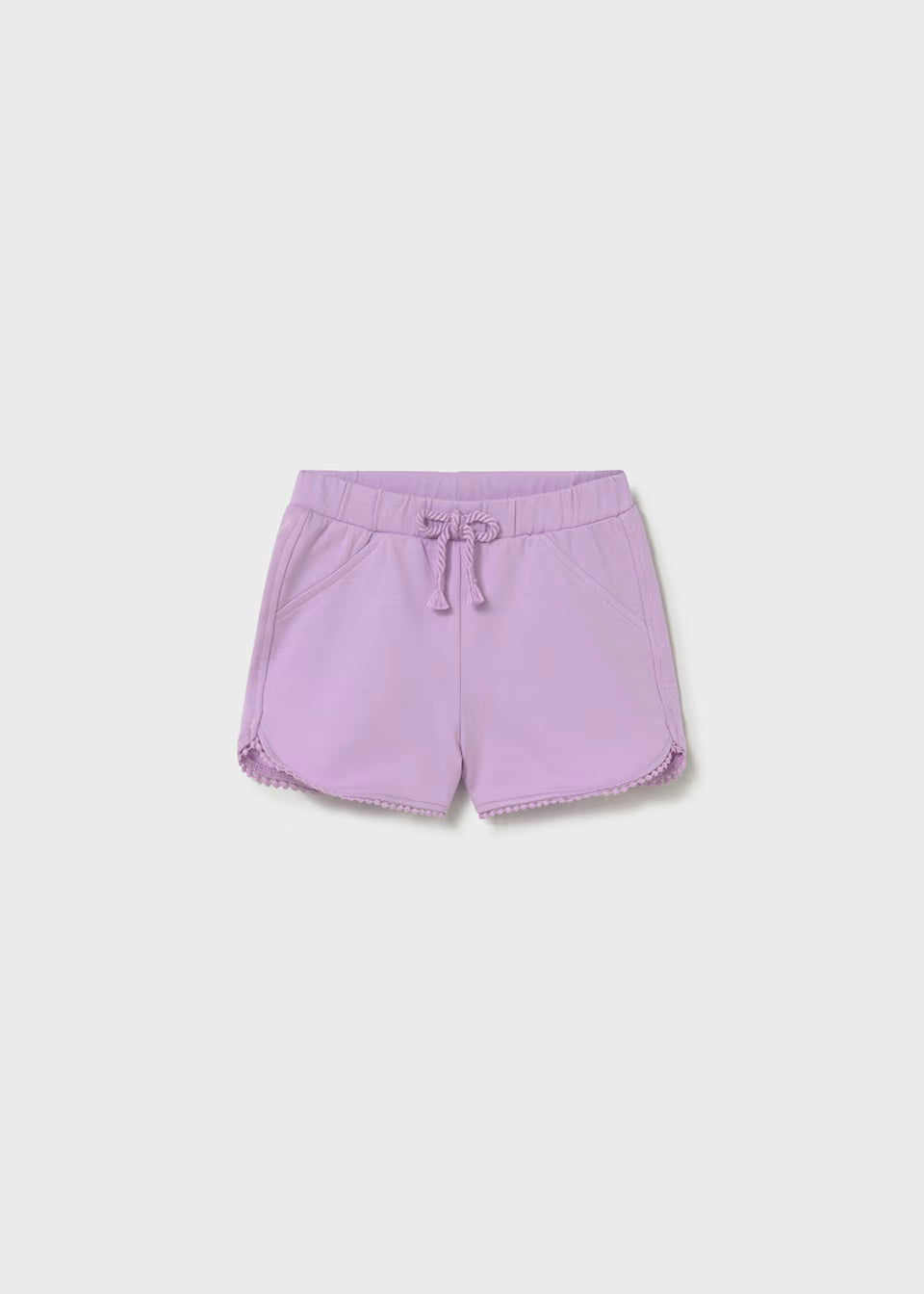 Scalloped Shorts - Lilac