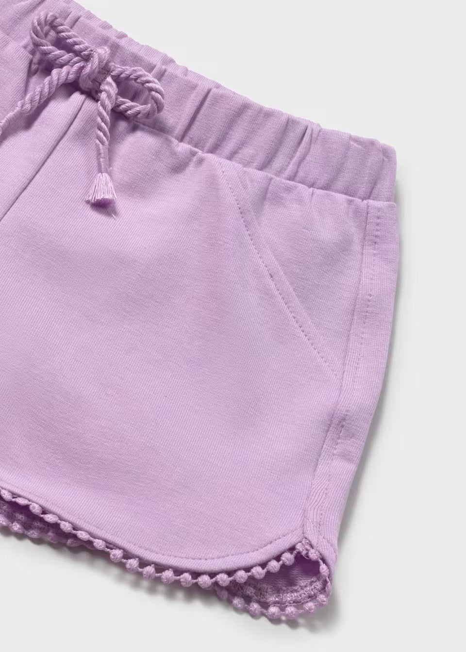Scalloped Shorts - Lilac