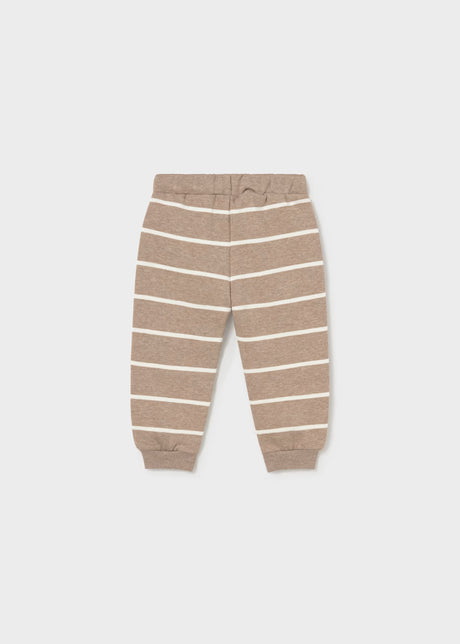 Fleece Joggers - Truffle Stripe