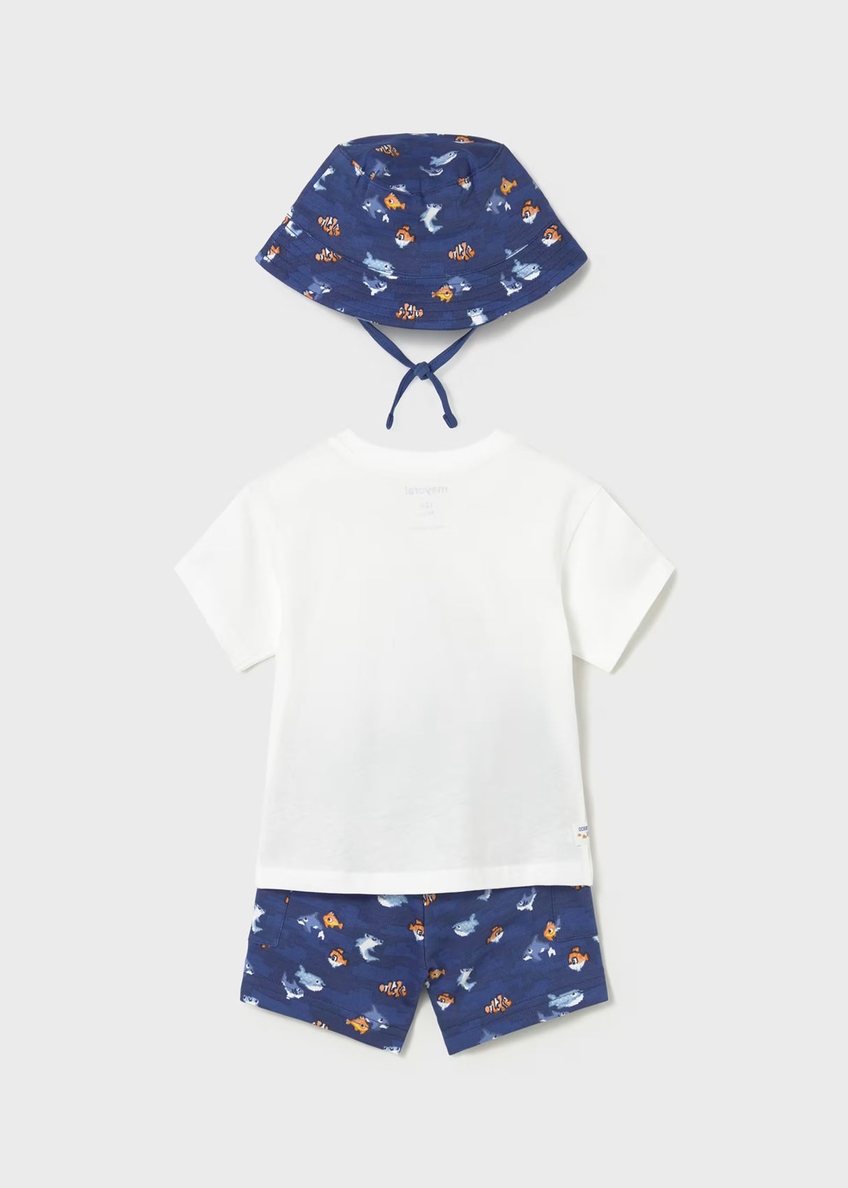 Graphic Tee and Shorts Set - Submarine