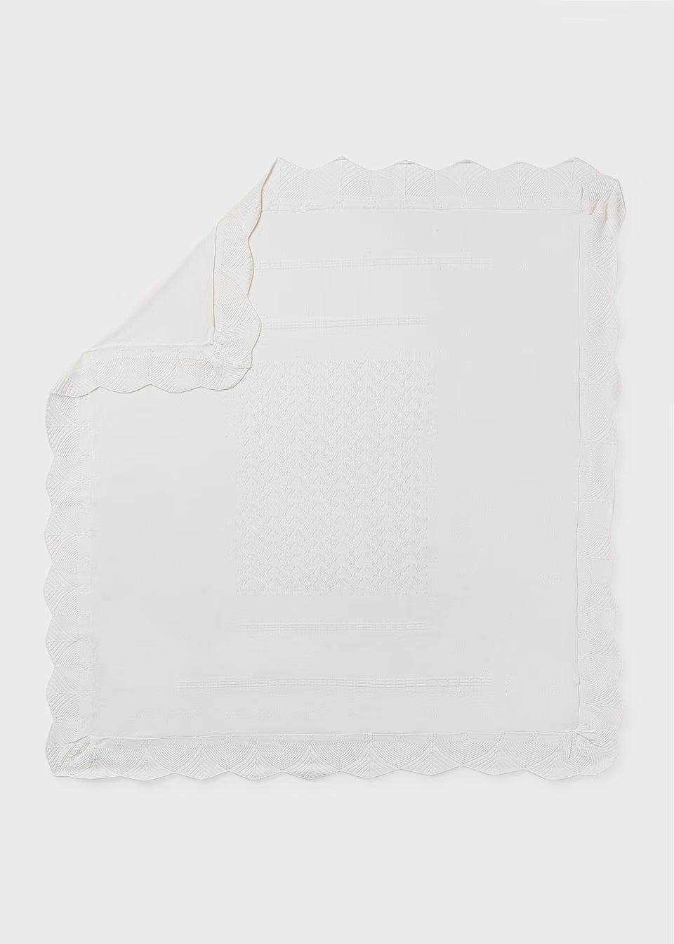 Heirloom Knit Blanket - Ceramic