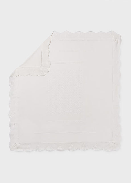 Heirloom Knit Blanket - Ceramic