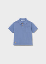 Knit Polo - Capri Blue