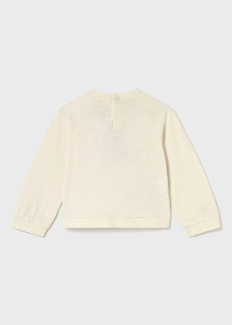 Long Sleeve Applique Tee - Leopard
