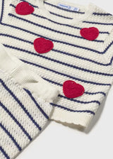 Knit Outfit Set - Navy Stripe