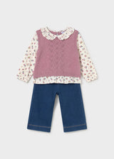 Vest Outfit - Violet