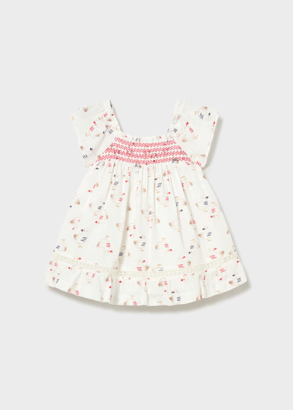 Smocked Dress - Sea Birds
