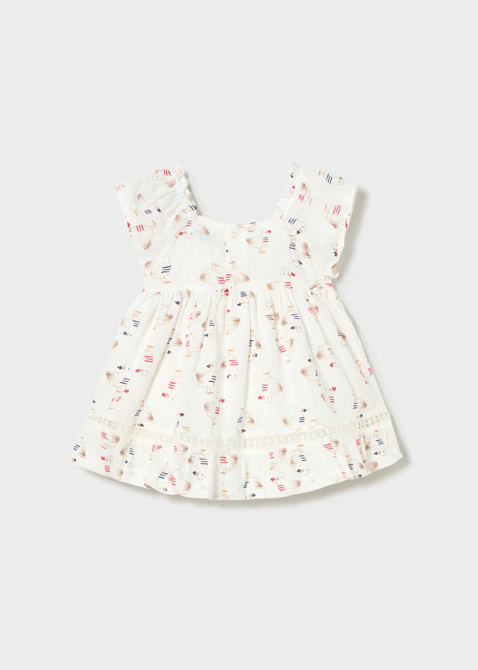 Smocked Dress - Sea Birds
