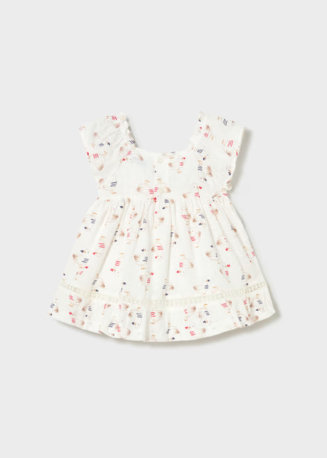 Smocked Dress - Sea Birds