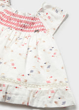 Smocked Dress - Sea Birds