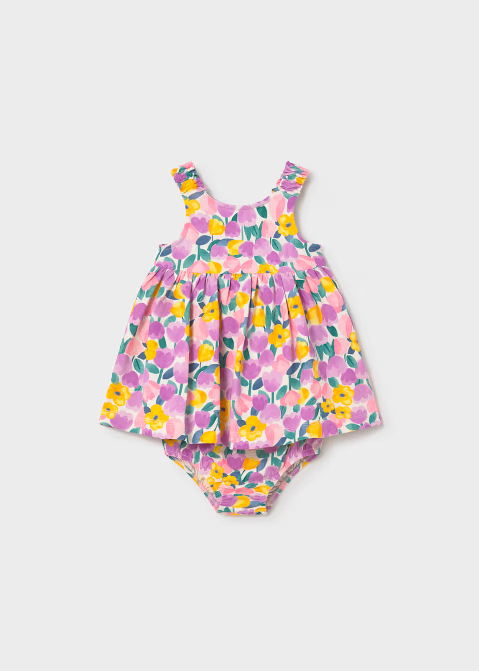 Bow Back Tank Dress - Lilac Floral