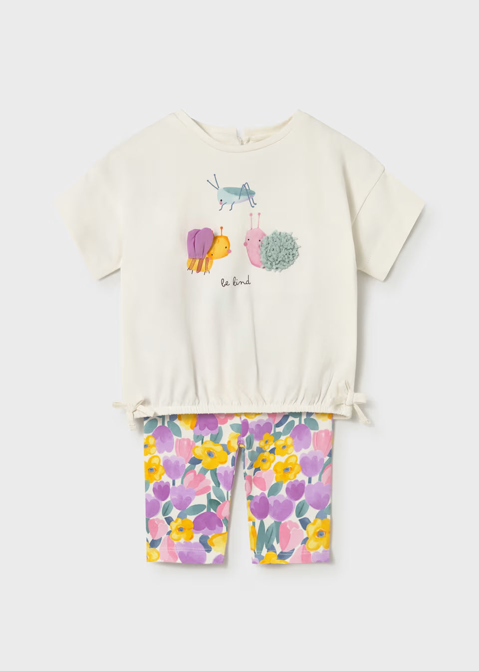 Bow Hem Tee and Shorts - Buggy Friends