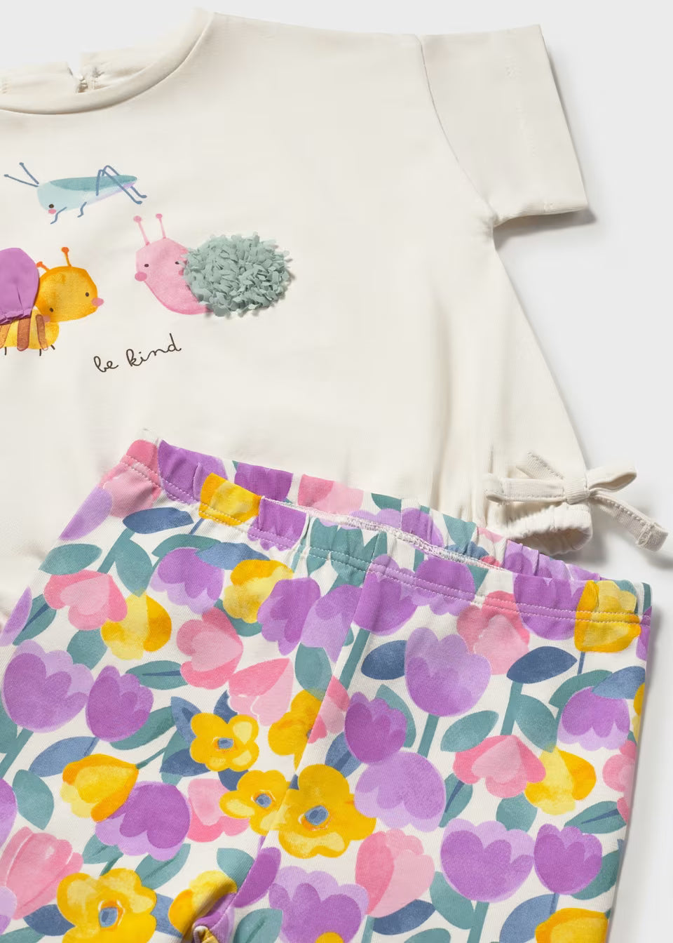 Bow Hem Tee and Shorts - Buggy Friends
