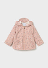 Hooded Raincoat - Blush Hearts