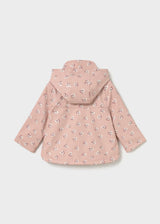 Hooded Raincoat - Blush Hearts