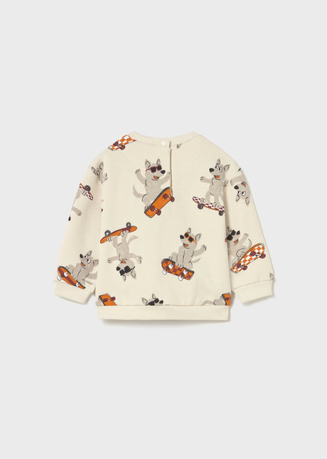 Graphic Pullover - Skateboard Dogs