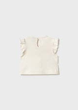 Bow Front Vest Top - Cream