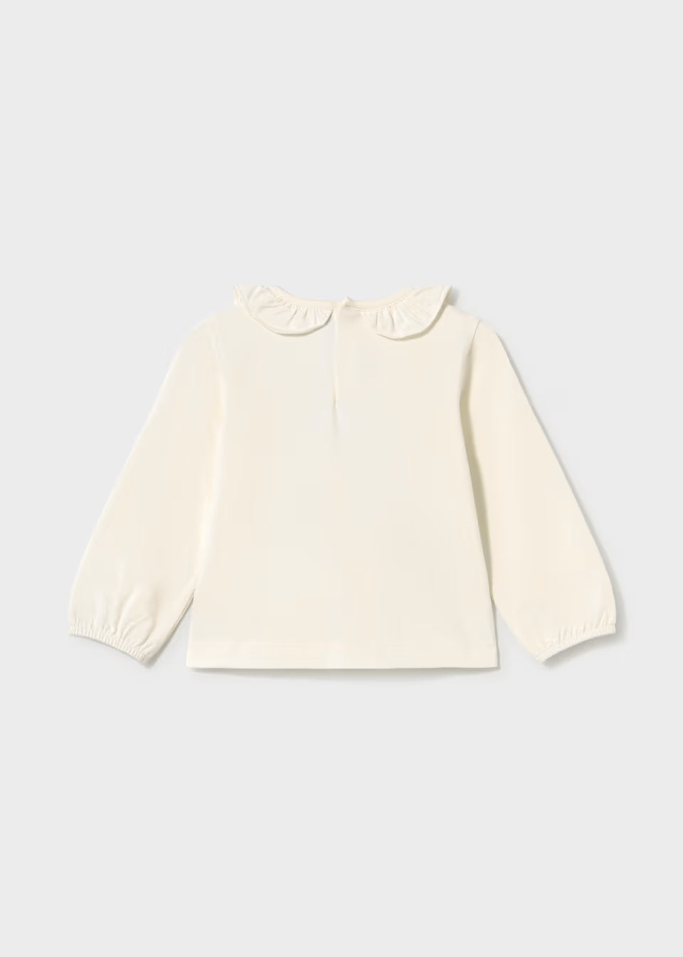 Ruffle Collar Top - Squirrel