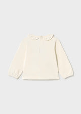 Ruffle Collar Top - Squirrel