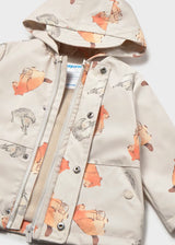 Hooded Raincoat - Woodland Band