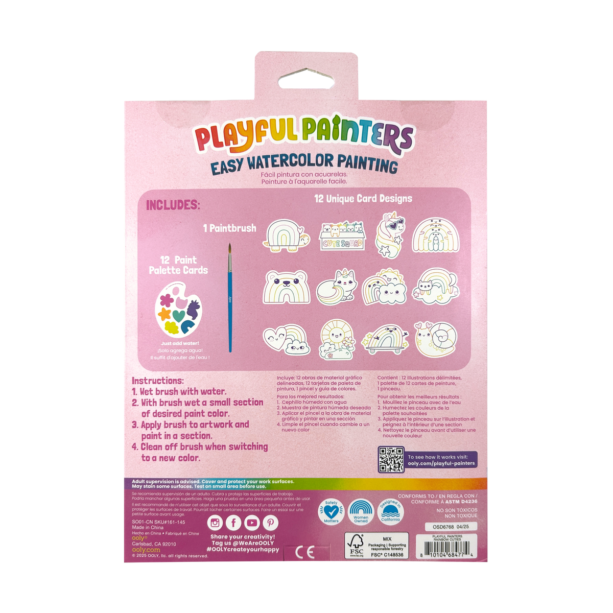 Playful Painters - Rainbow Cut
