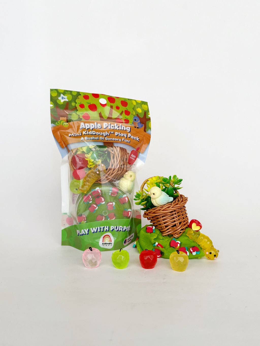 KidDough Mini Play Pack - Apple Picking