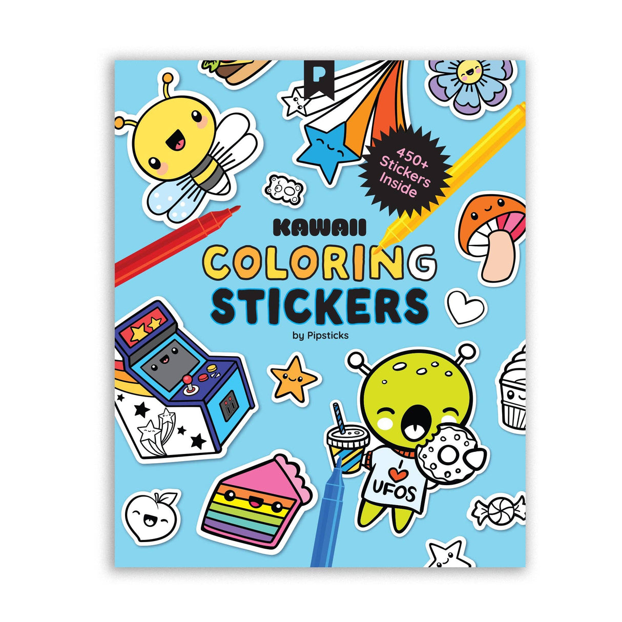 Pipstickers - Kawaii Coloring Stickers Volume 1