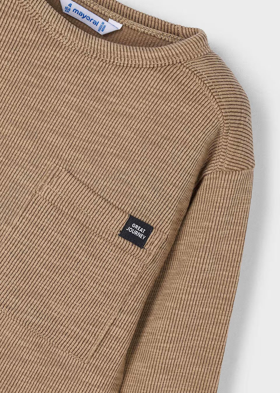 Knit Tee - Caramel