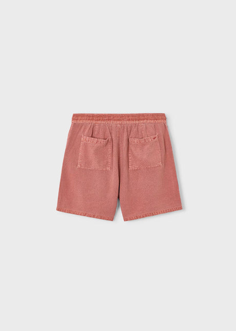 Linen Shorts - Red