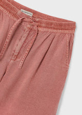 Linen Shorts - Red