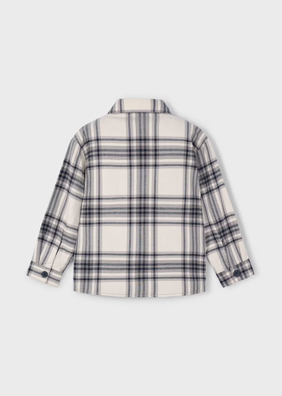 Plaid Overshirt - Grey