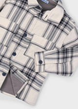 Plaid Overshirt - Grey