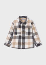 Lined Overshirt - Blackboard Plaid