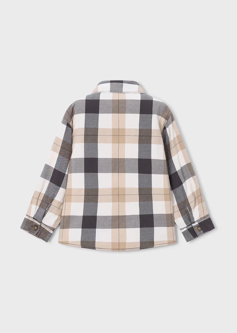 Lined Overshirt - Blackboard Plaid