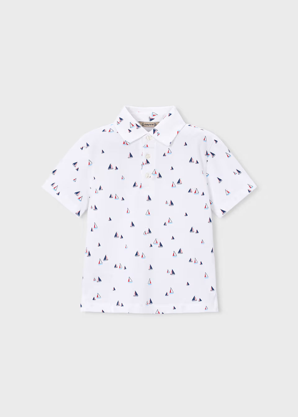 Short Sleeve Polo - Sailboats