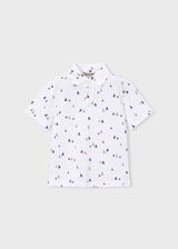 Short Sleeve Polo - Sailboats