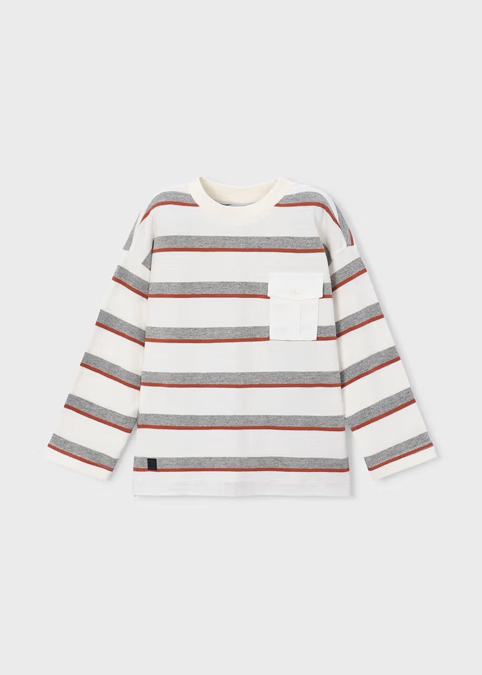 Striped Pocket Tee - Tile