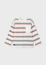 Striped Pocket Tee - Tile