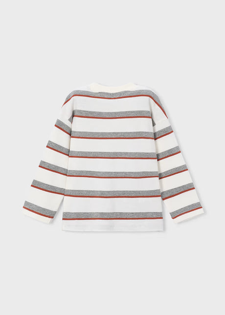 Striped Pocket Tee - Tile