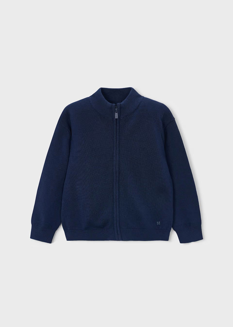 Zip Up Cardigan - Navy