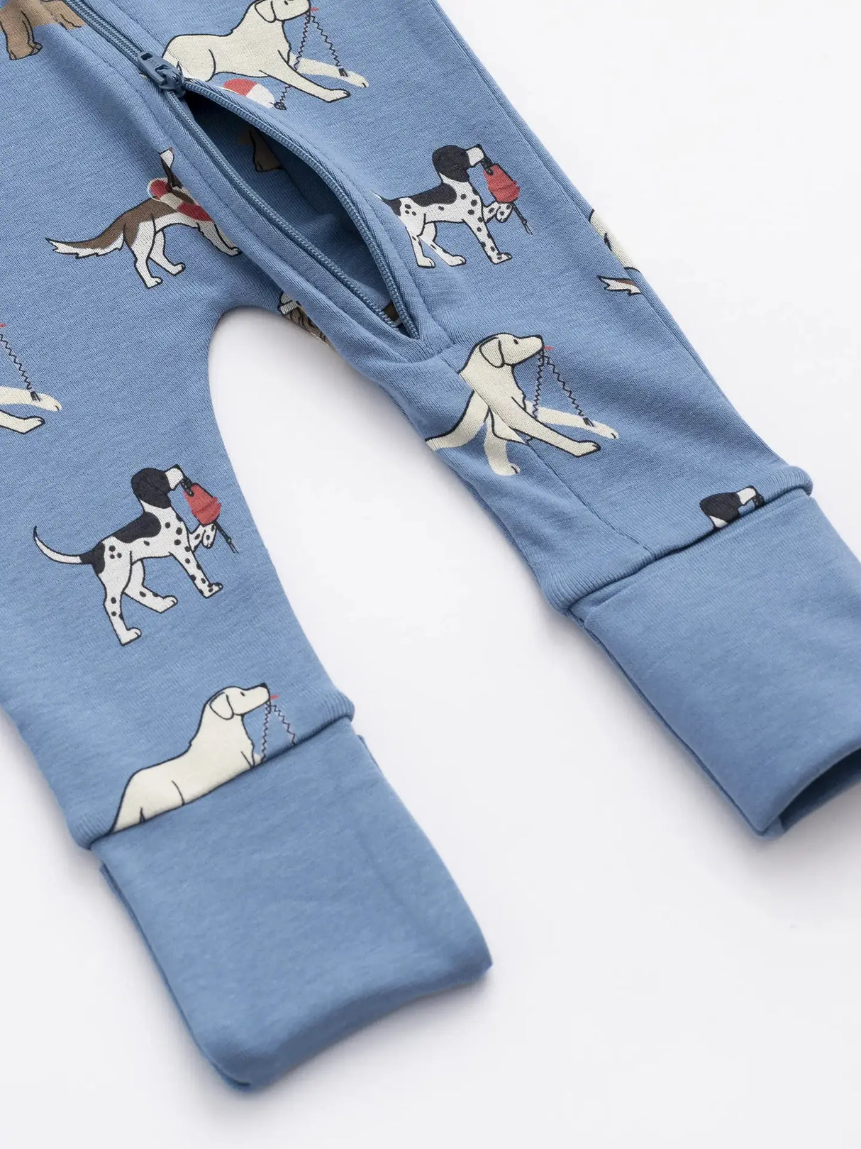 Zip Romper - Nantucket Pups