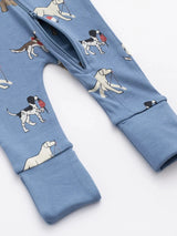 Zip Romper - Nantucket Pups