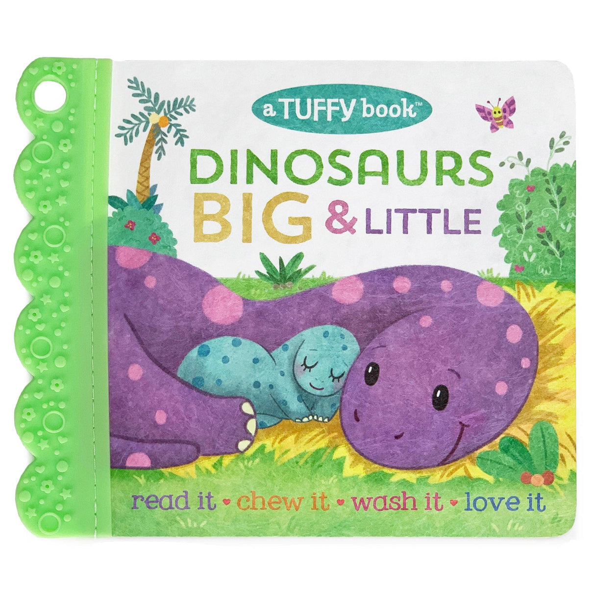 Tuffy Teether Book - Dinosaurs Big & Little