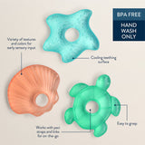 Cutie Coolers Water Filled Teethers - Seaside