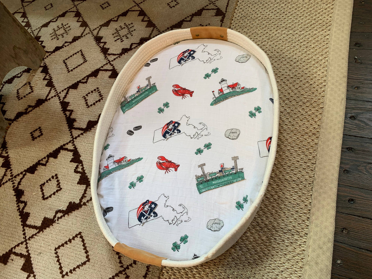 Muslin Swaddle - Massachusetts