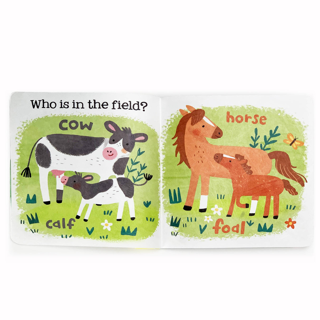 Tuffy Teether Book - Farm Babies