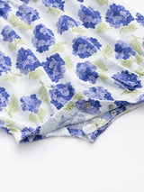 Shorty Bubble Romper - Hydrangea