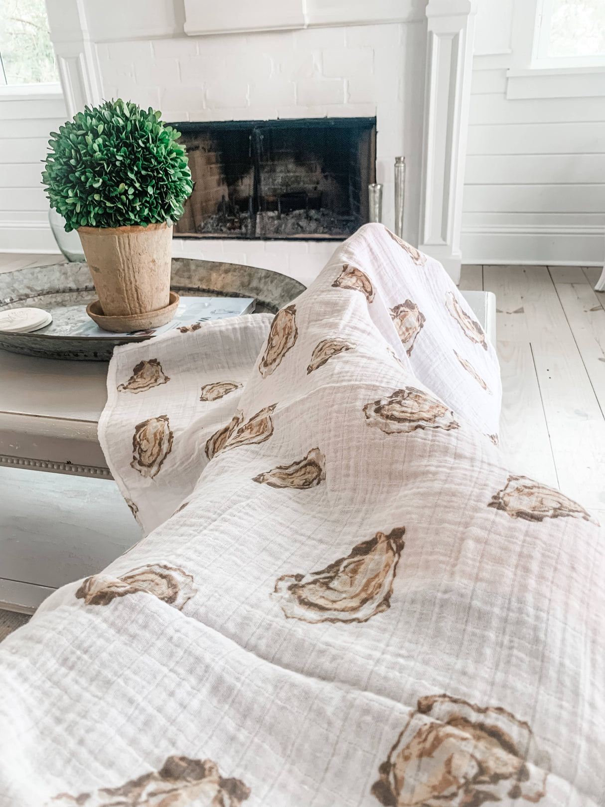 Muslin Swaddle - Oyster