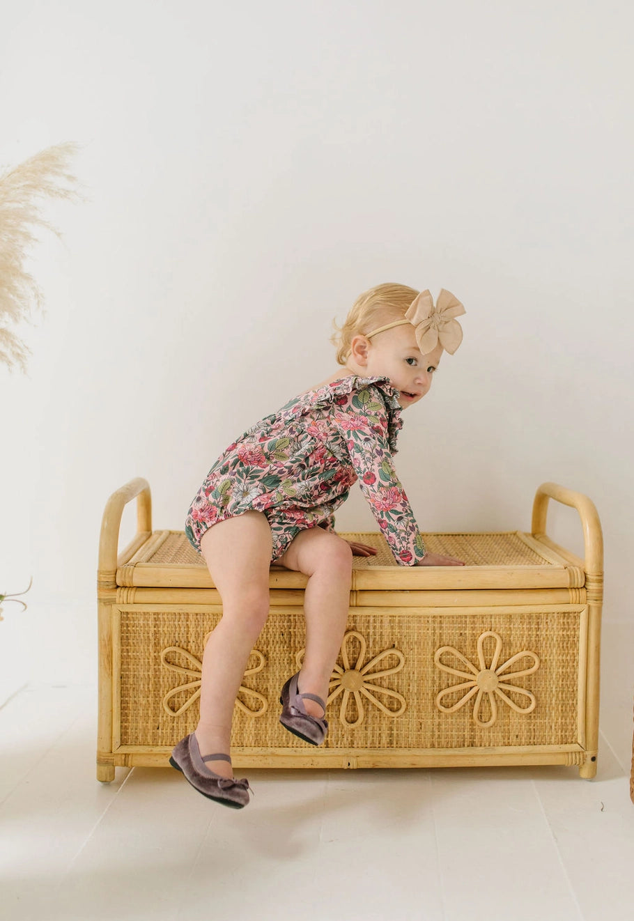 Leah Romper - Meadow Bloom