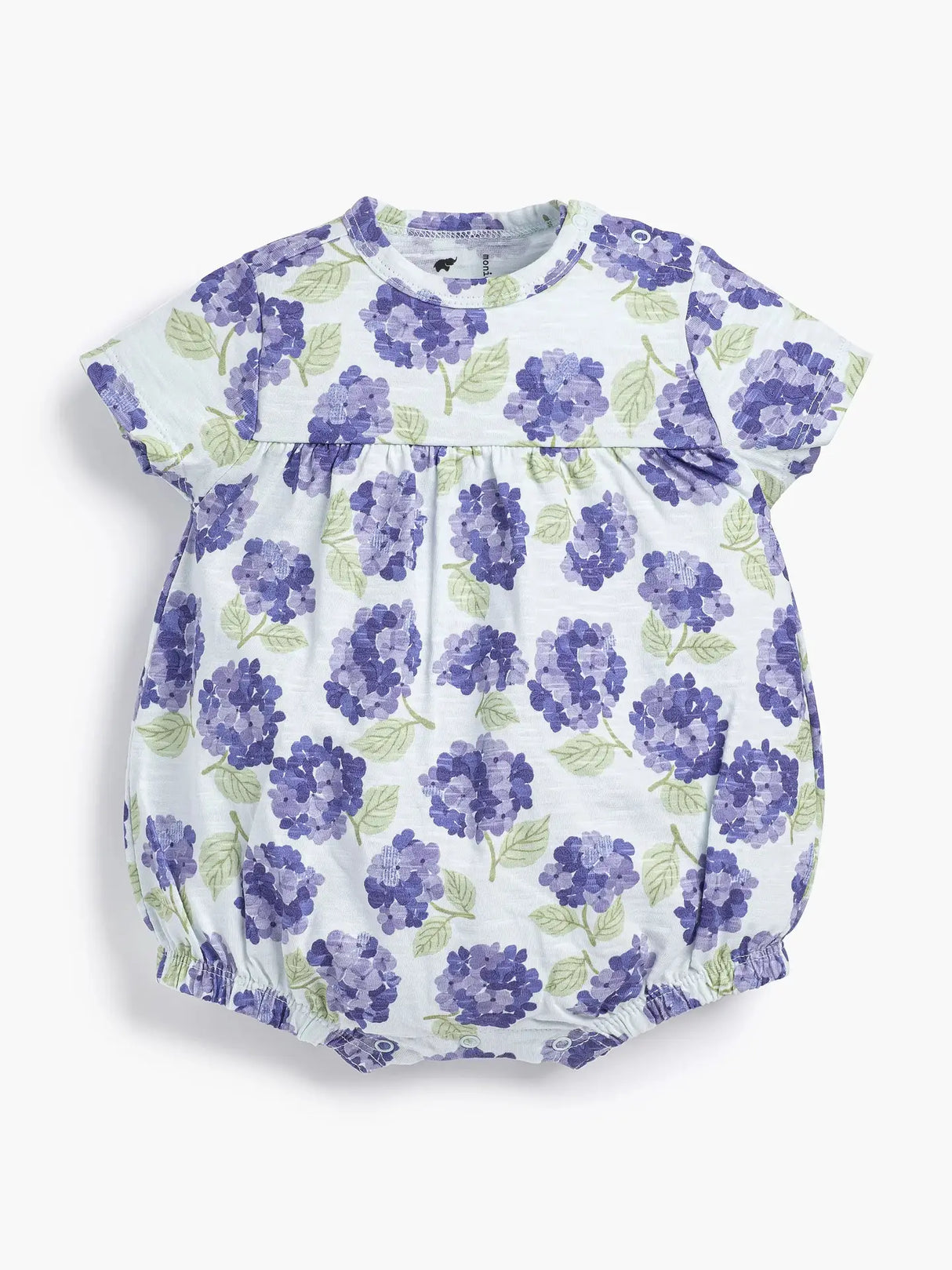 Shorty Bubble Romper - Hydrangea